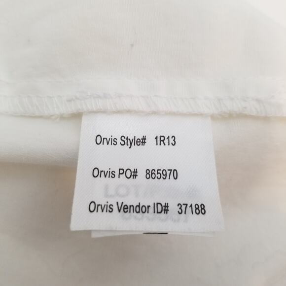 Orvis Women's Zip Front Lightweight Jacket White Size M Medium - Picture 5 of 5